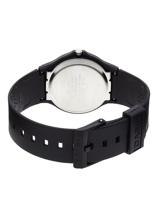 CASIO Women Water Proof Resin Analog Watch MQ-24-9E - 38 mm - Black - Image 2