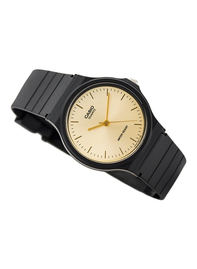 CASIO Women Water Proof Resin Analog Watch MQ-24-9E - 38 mm - Black - Image 4