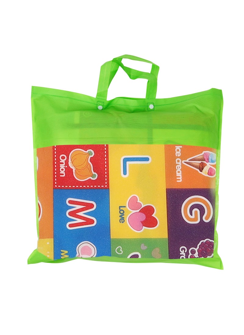 BABY PLUS - Baby Play Mat With Alphabet And Number Design - 120x180x0.5 cm - Image 1