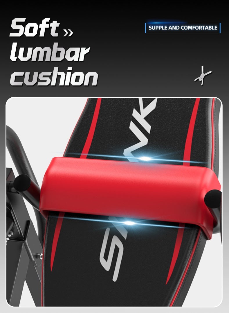 Zeno Home Fitness Equipment,Inverted Table,Parts Inversion Table Back Therapy Fitness Back Pain Relief, Adjustable Folding Therapy Back Inversion Table for Home Exercise - Image 2