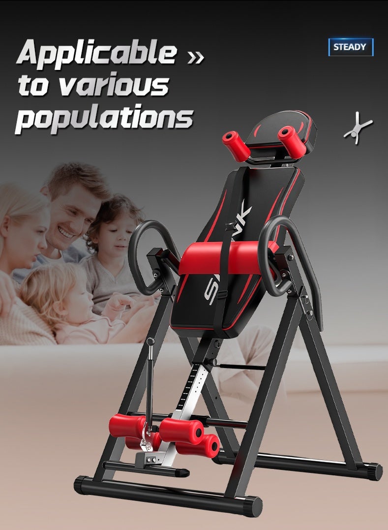 Zeno Home Fitness Equipment,Inverted Table,Parts Inversion Table Back Therapy Fitness Back Pain Relief, Adjustable Folding Therapy Back Inversion Table for Home Exercise - Image 3