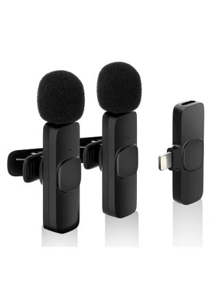 Wireless Lavalier Microphone for iPhone 7 8 X XR XS 11 12 13 Max Pro SE - 2.4GHz Lapel Mic for Recording YouTube Facebook Live Stream Tiktok Vlog Interview - pzsku/Z7BB1B4AC74196B80ED35Z/45/_/1693828049/e6d8fe13-f831-49b5-bda0-8cf6ec23a698