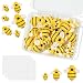 axiaxoq Tiny Resin Bees for Crafts32Pcs Small Plastic Bumble Bee Decor with 36 Double SelfAdhesiveHoney Bee Flatback Decoration for DIY Wreath Crafts Scrapbooking Party Home Birthday Decoration 3 Size - Image 2