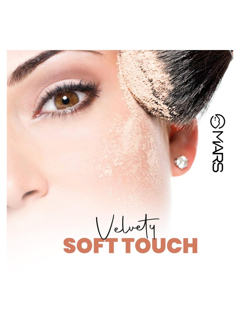 مارس ووندر 2 في 1 مضغوطة مع مرآة وبودرة منفوخة للزيت والتحكم في العرق، بودرة مضغوطة تدوم طويلاً، 16 جرام، لون 03 - Image 3