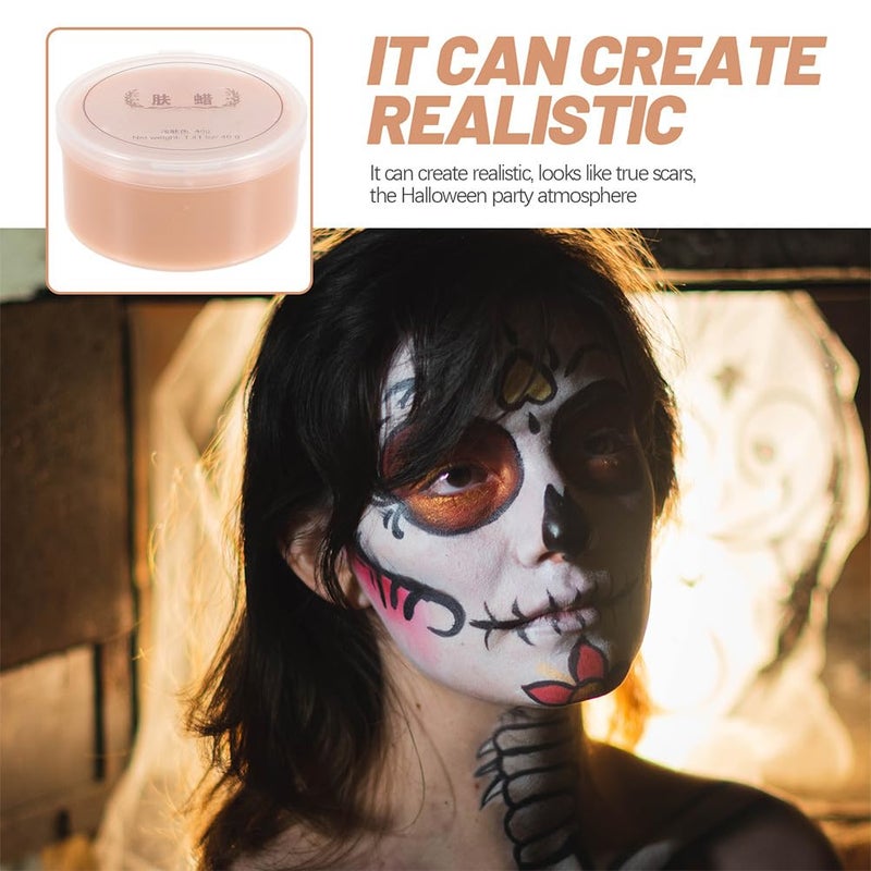Modeling Skin Wax, Fake Scar Makeup Wax for Halloween, Costume Makeup, 40g - Image 3