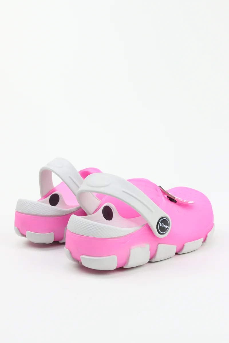 Viny FUCIA GREY VINY Kids Cartoon Clogs Garden Shoes – Lightweight EVA Slip-On Clogs with  Back Strap,  Comfort Sandals for Boys & Girls, Indoor Outdoor Casual Beach Shoes  | Best Price UAE
