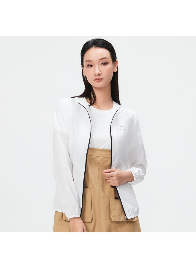 كاميل سترة واقية من الشمس Cool White Camel 25 للصيف، ملابس رياضية خفيفة الوزن، ملابس خارجية قابلة للتنفس للنساء والرجال، ملابس واقية من الظل - Image 3