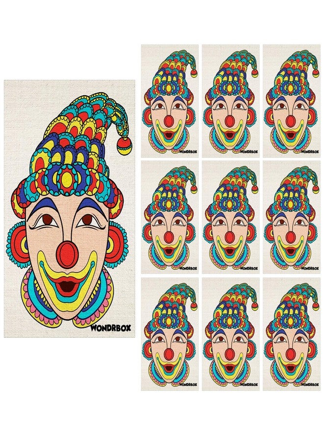 WONDRBOX Return Gifts for Kids (Pack of 10), Art and Craft Kit for Girls 9-12, KalamkariCanvas Art, Birthday Gift for Kids - Image 1