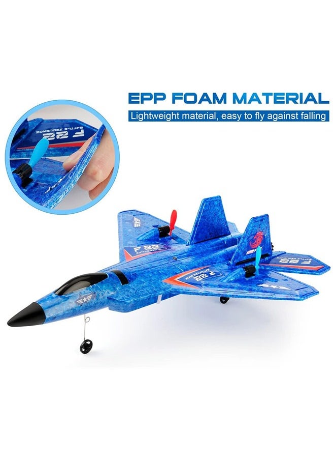 Beauenty F22 RC Airplane Fighter Ready to Fly, 2.4Ghz 2 Channel Remote Control Plane, RC Airplanes Toy for Boys Girls Kids Beginners  - Image 2