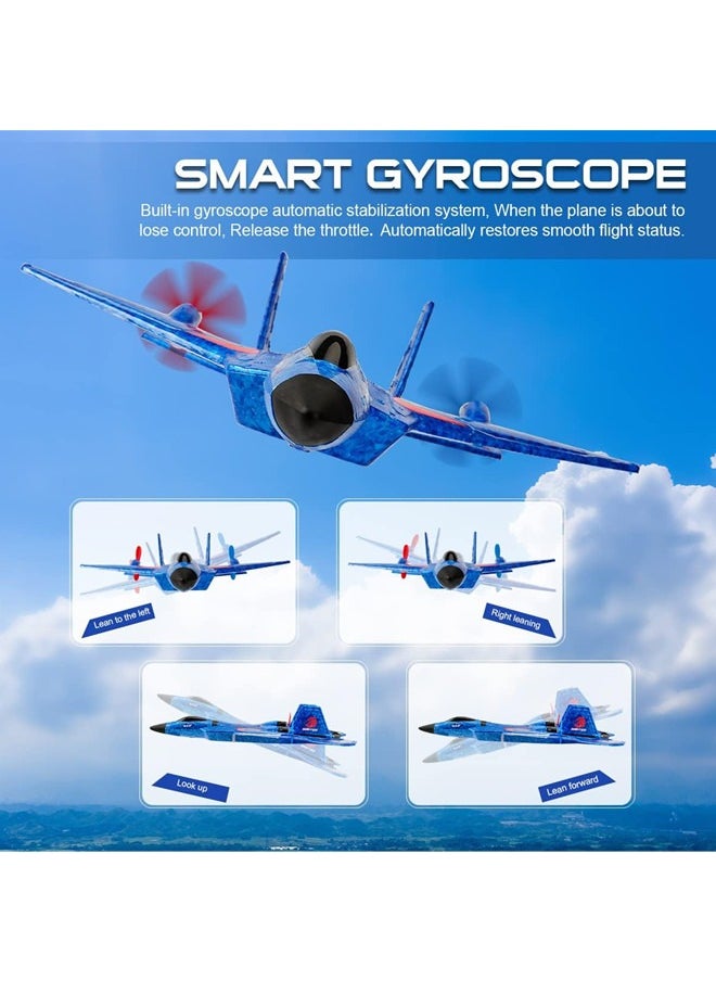 Beauenty F22 RC Airplane Fighter Ready to Fly, 2.4Ghz 2 Channel Remote Control Plane, RC Airplanes Toy for Boys Girls Kids Beginners  - Image 4