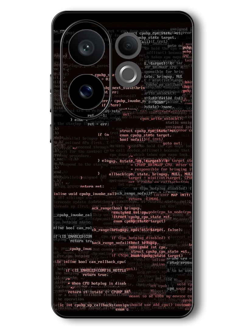 Theodor Case Compatible with Vivo V60 6.77 Inch Protection Shockproof Bumper Cover Coding - Image 1