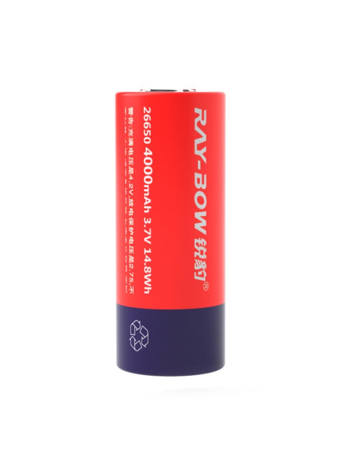 Generic Ruibao Product Genuine 3.7V18650 Lithium Battery Column Flat Rechargeable 26650 Flashlight Special-Color:No. 3 Dry Batteries In A Set Of Three - Image 4