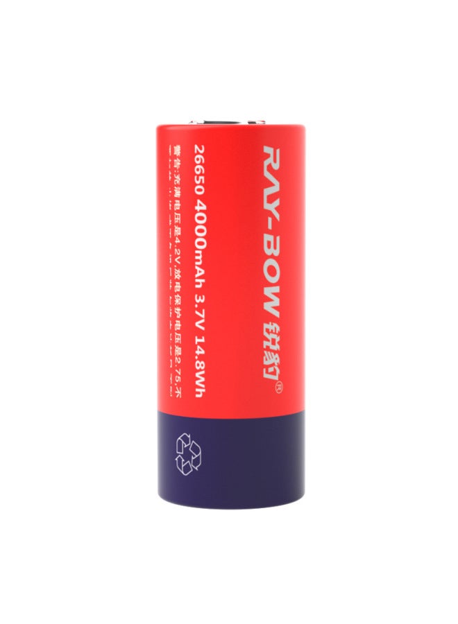 Generic Ruibao Product Genuine 3.7V18650 Lithium Battery Column Flat Rechargeable 26650 Flashlight Special-Color:No. 3 Dry Batteries In A Set Of Three - Image 5