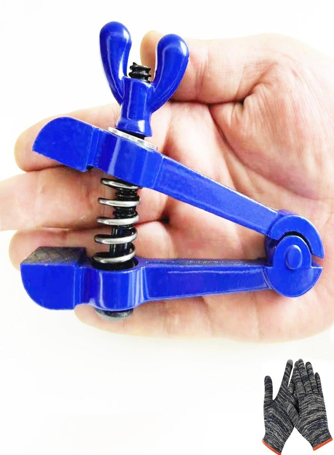 MYTEC Hand Vise, Portable Handheld Vise, Household Mini Vice, Cutting Sanding Drilling DIY Tools (Jaw width: 1.0" Small) - Image 1