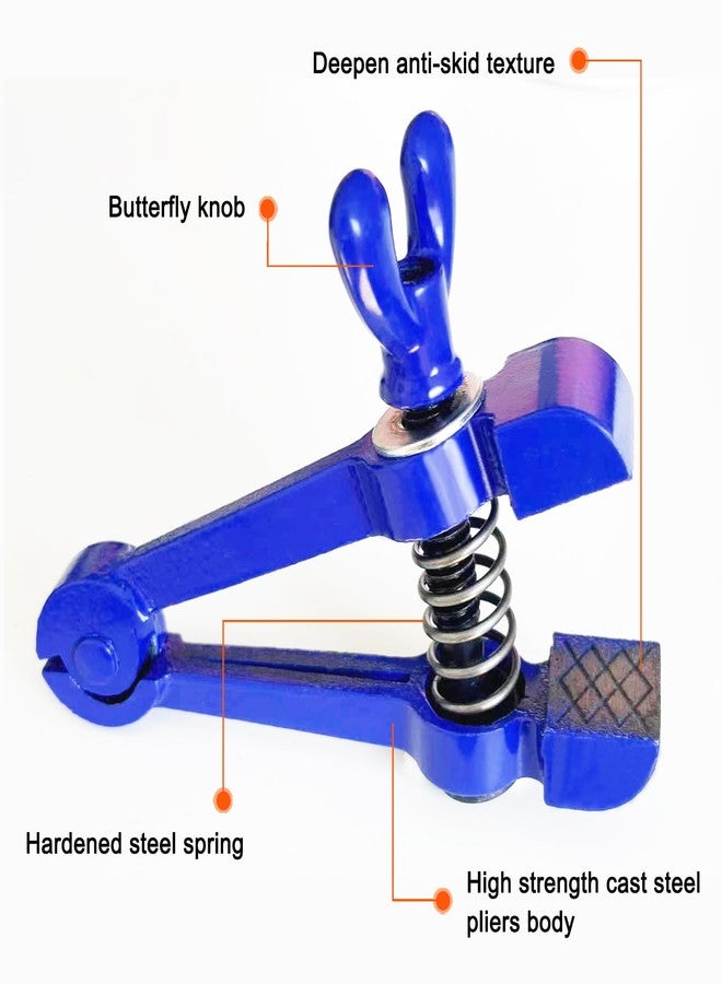 MYTEC Hand Vise, Portable Handheld Vise, Household Mini Vice, Cutting Sanding Drilling DIY Tools (Jaw width: 1.0" Small) - Image 3
