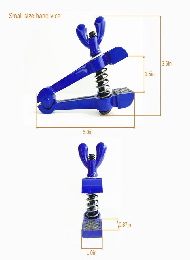 MYTEC Hand Vise, Portable Handheld Vise, Household Mini Vice, Cutting Sanding Drilling DIY Tools (Jaw width: 1.0" Small) - Image 2