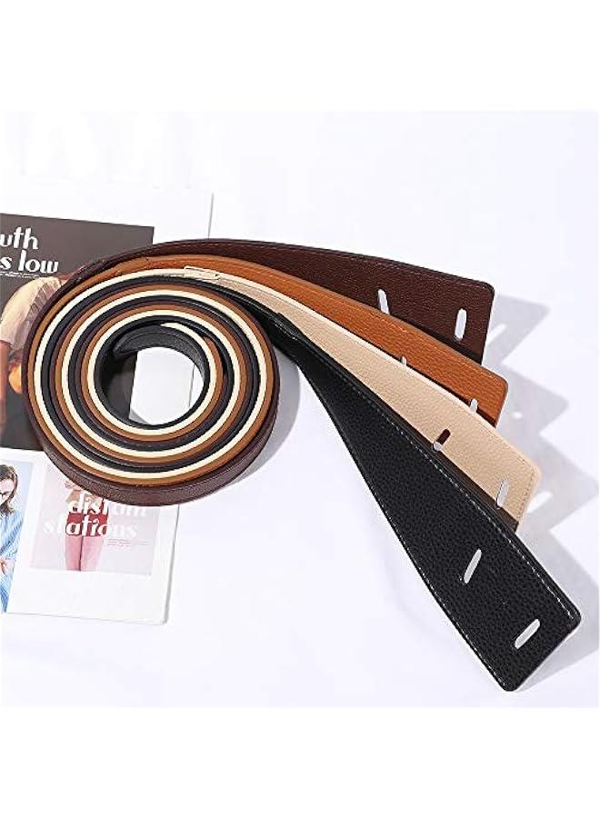 2pcs Ladies Belt Leather Belt Leather Tie Belt Knot Wide Belt Is Suitable For Jeans And Pants Jacket Dress - Image 5