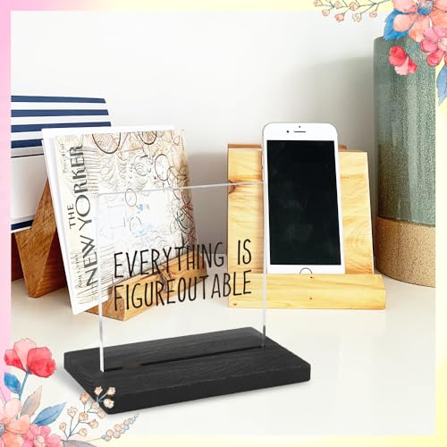 FOUGSTA Motivational Desk Decor - Funny Quote for Desk, Boss Gag Gift for Men & Women, Positive Affirmation Gifts - XXY50, Transparent - Image 3