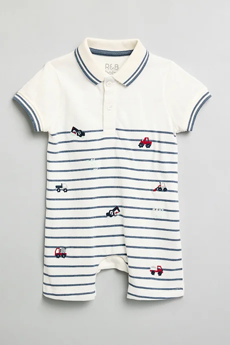 R&B 2 Pack Printed Rompers