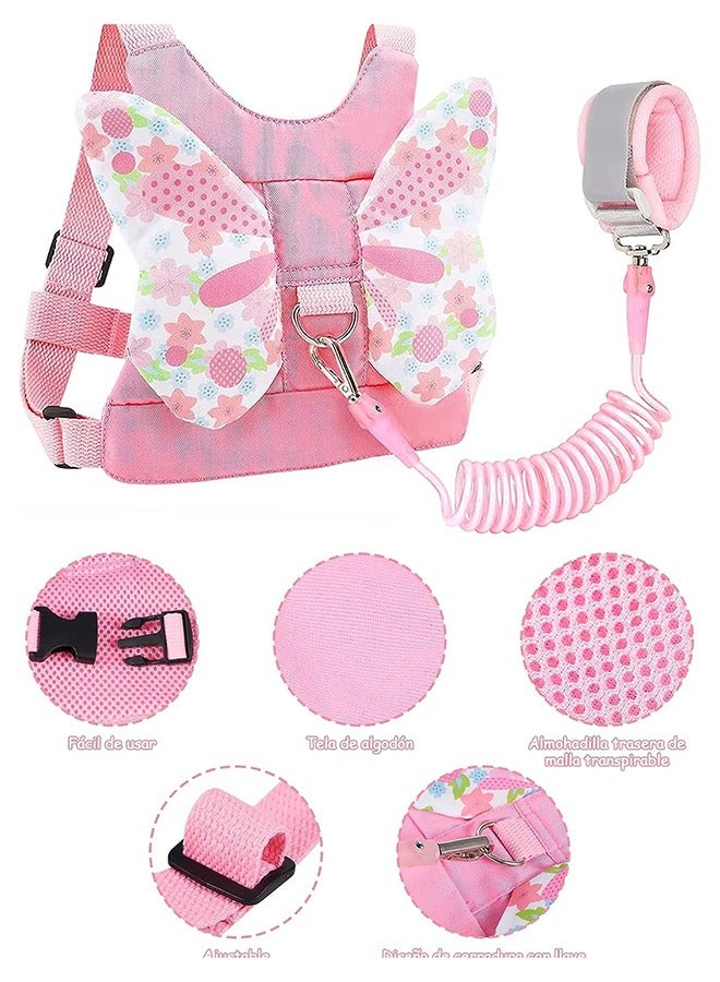 Gonice Toddler Backpack Harness with Safety Leash Child Backpack with Kids Wrist Link Mini Child School Bag with Wristband Tether Strap and Protection Leashes for Baby 2.5M  - Image 2