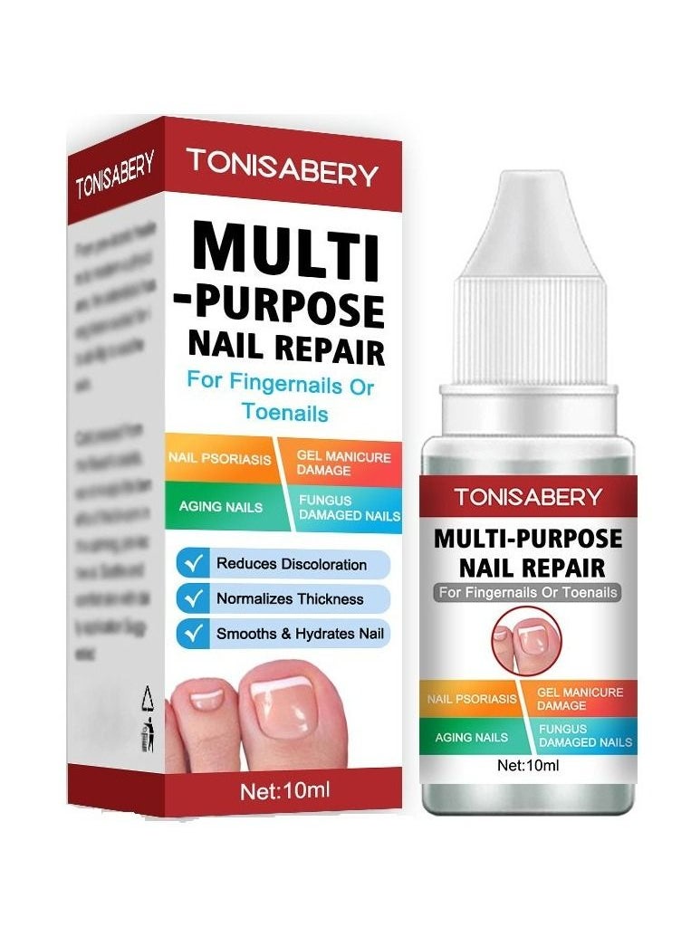 TONISABERY - Fungal Nail Renew & Repair Essence Serum Kill Nail Fungus Nourish Nails Regenerate Damaged Finger & Toe Nail Revive Nail Discolorations 10ml - Image 1