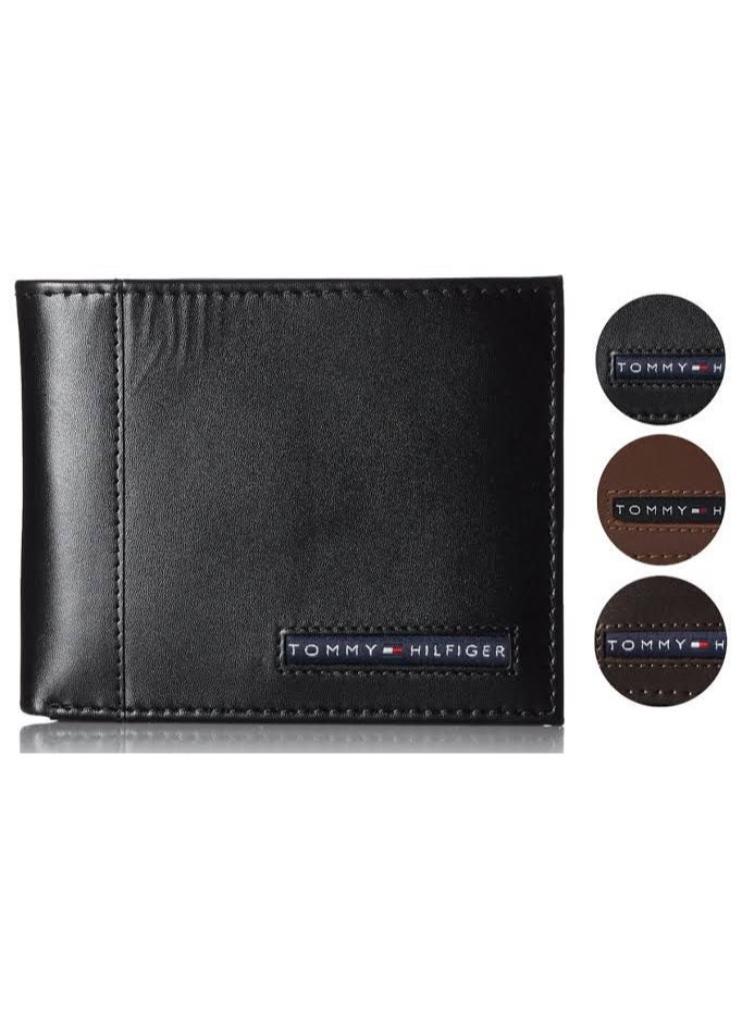 Tommy Hilfiger Men's Genuine Leather Passcase Wallet with ID Window and Multiple Card Slots31TL22X06331TL22X063