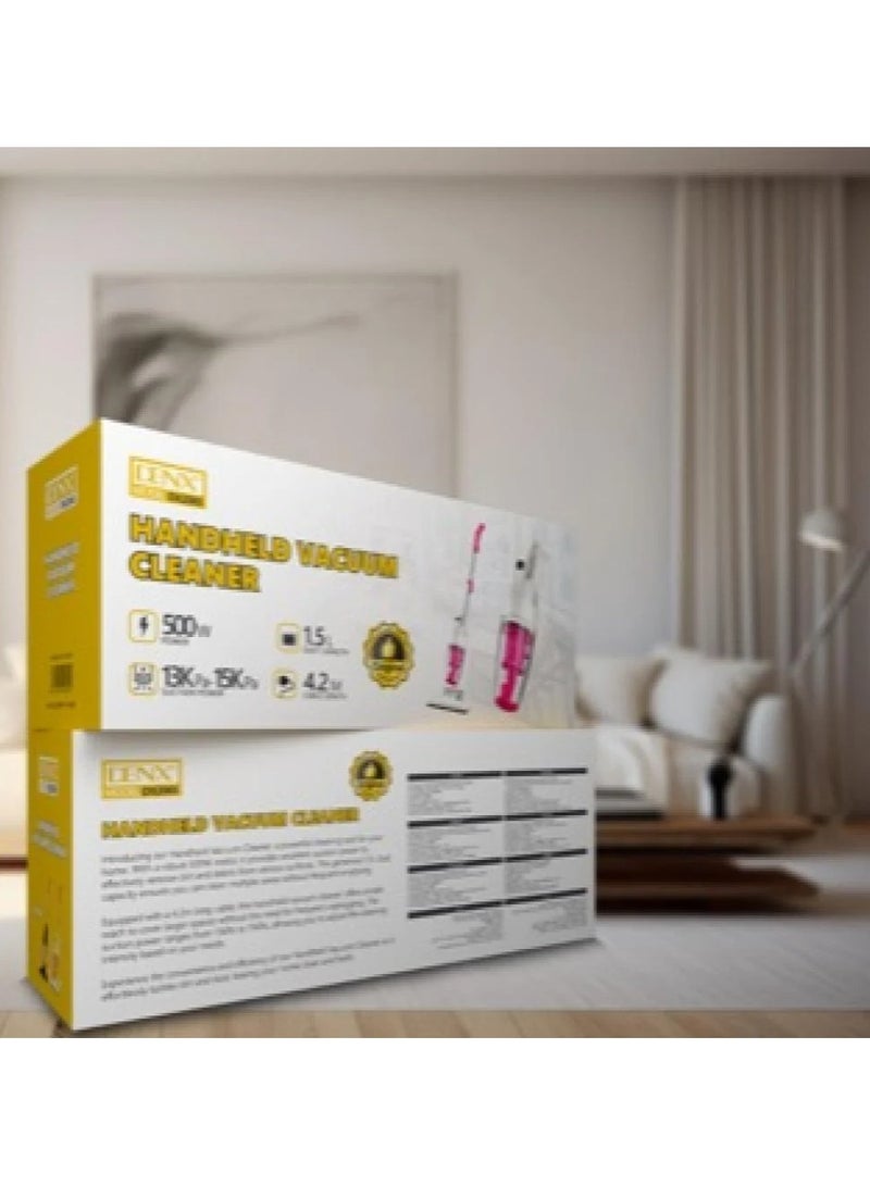 Denx 650W portable vacuum cleaner, 1L dust capacity and 4m cable - Image 4