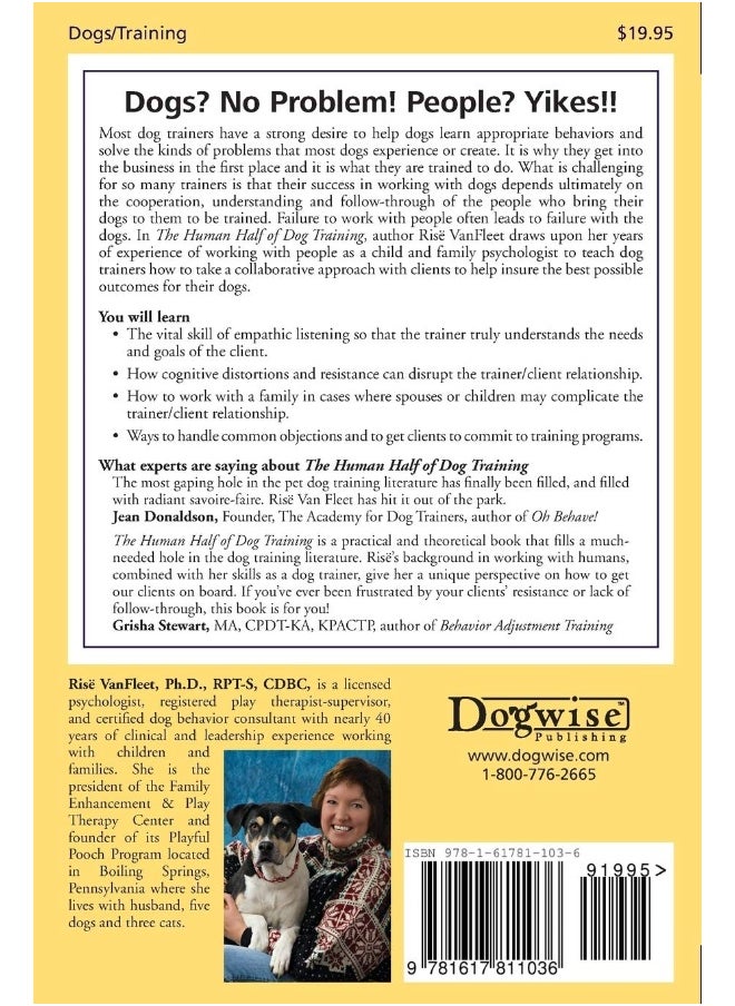 Dogwise Publishing The Human Half of Dog Training: Collaborating with Clients to Get Results