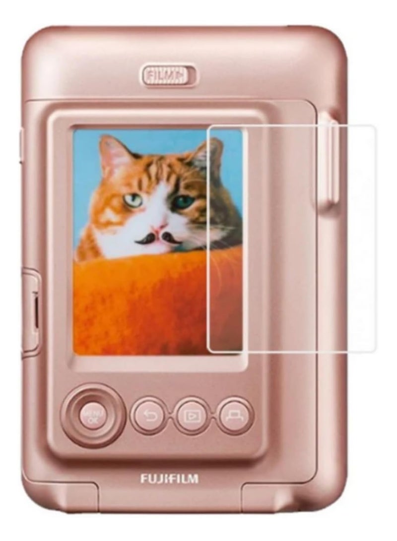 غطاء واقي من الزجاج المقوى مكون من قطعتين لكاميرا Fujifilm Mini LiPlay - إكسسوارات حامي شاشة LCD - Image 5