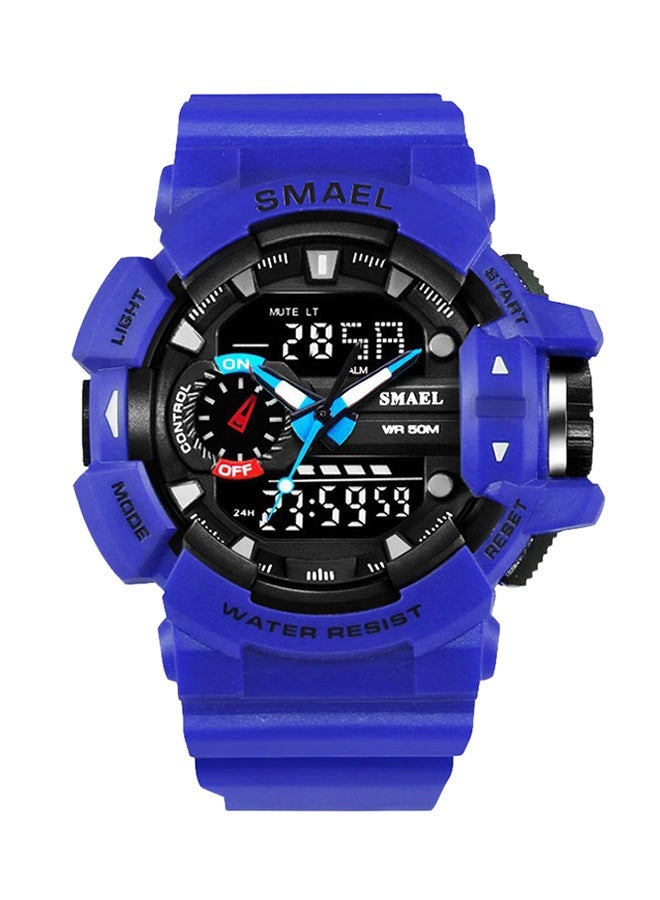 unisex Water Resistant Rubber Analog+Digital Watch Ws1436