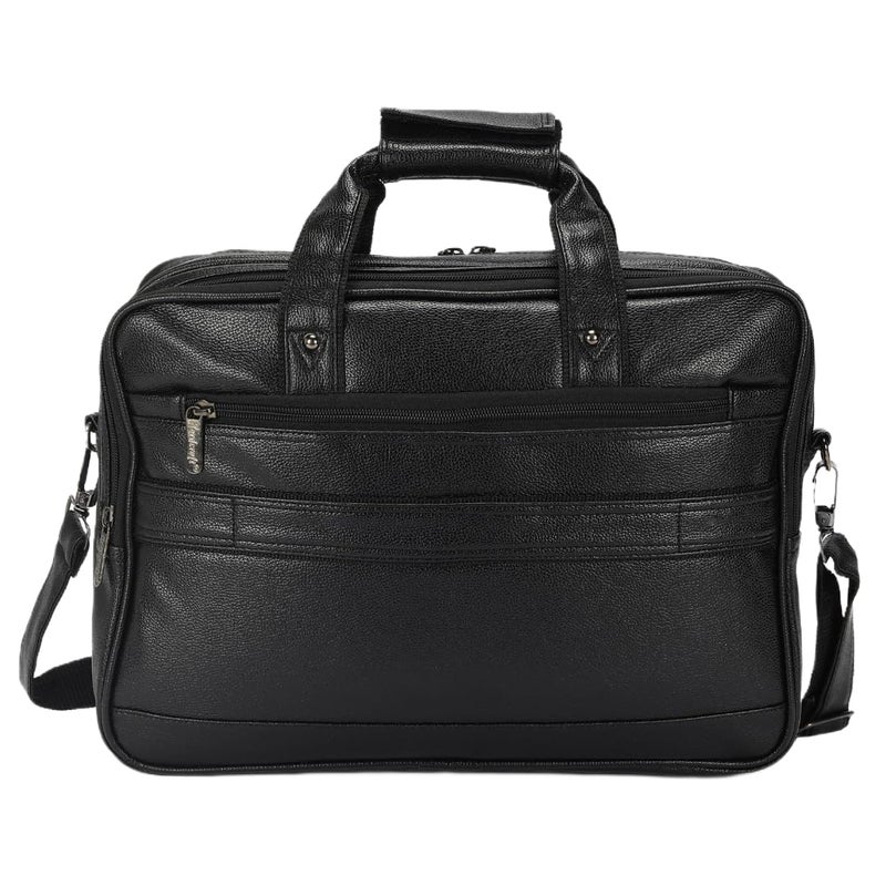 Hard Craft Messenger Office Laptop Bag for Men PU Leather Business Executive Briefcase Laptopbags Corporate Official Sling Side Shoulder File Spacious HandBag for Man Supports Laptop Upto 15.6 inches - Image 5