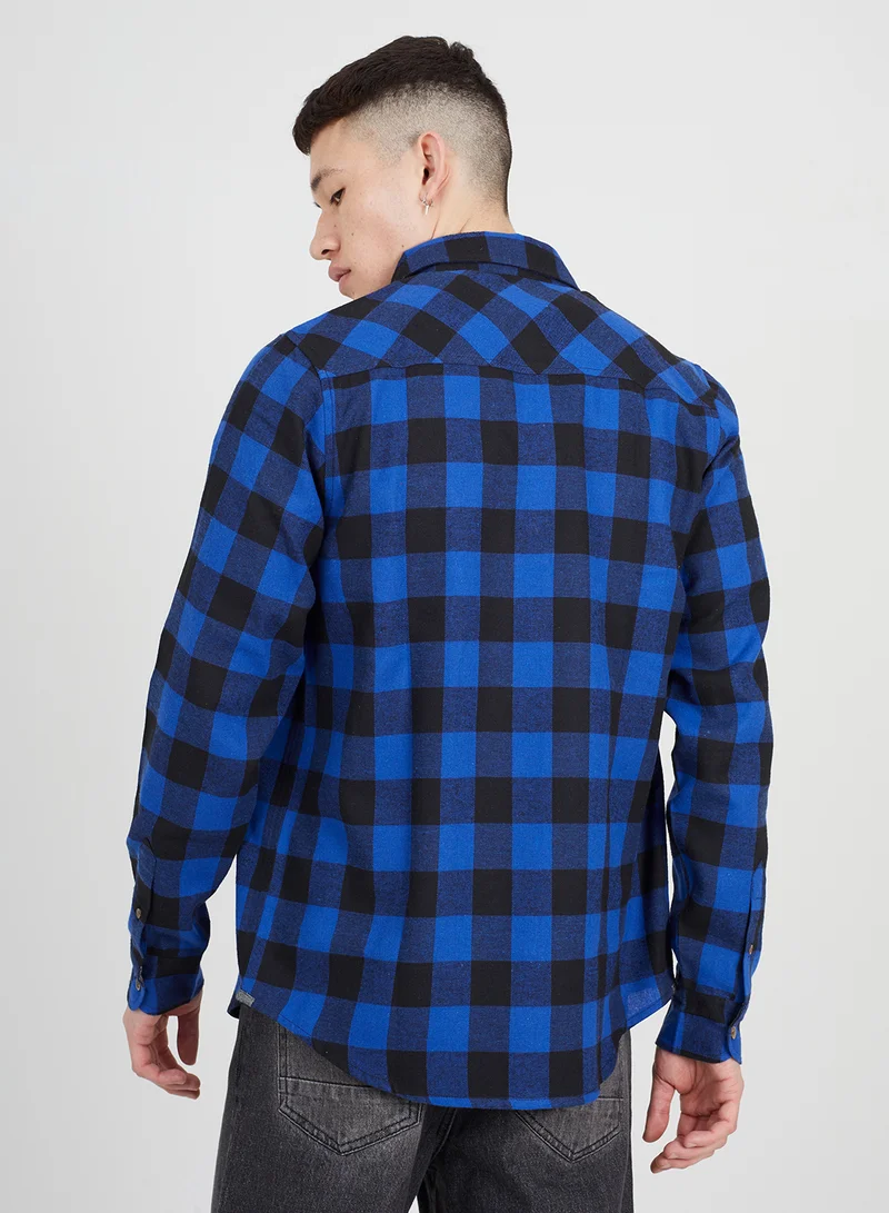 BRAVE SOUL Checked Shirt