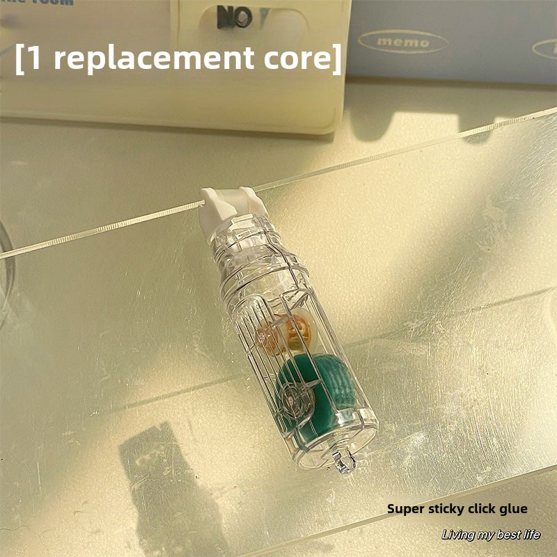 Generic Stylish Pen-Type Dot Adhesive with Refillable Correction Tape Subcore