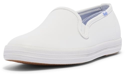 Keds Womens CHAMPION CORE SLIP LEATHER Shoe WHITE 55 S US - Image 1