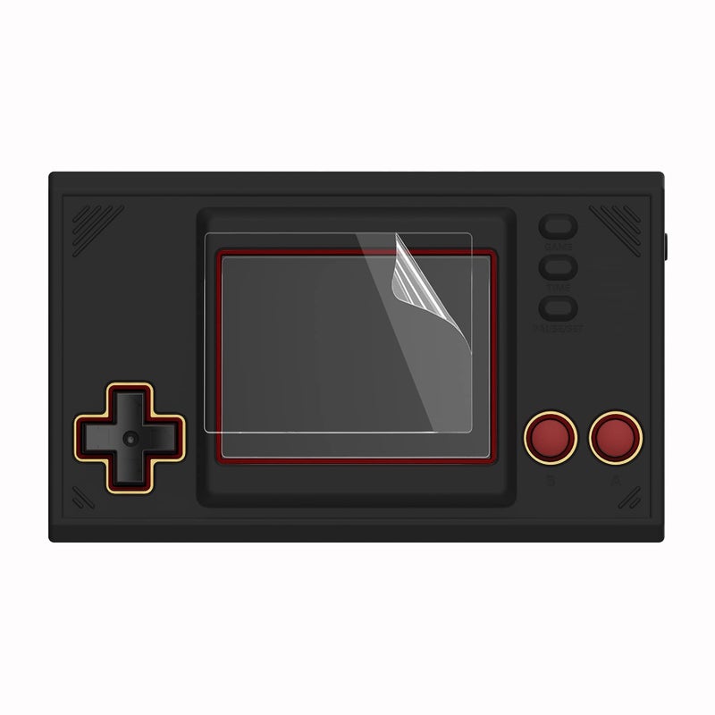 PlayVital Black Silicone Cover Protective Case Skin for Nintendo Game & Watch: Super Mario Bros w/ 2 Pcs Screen Protectors - Image 4