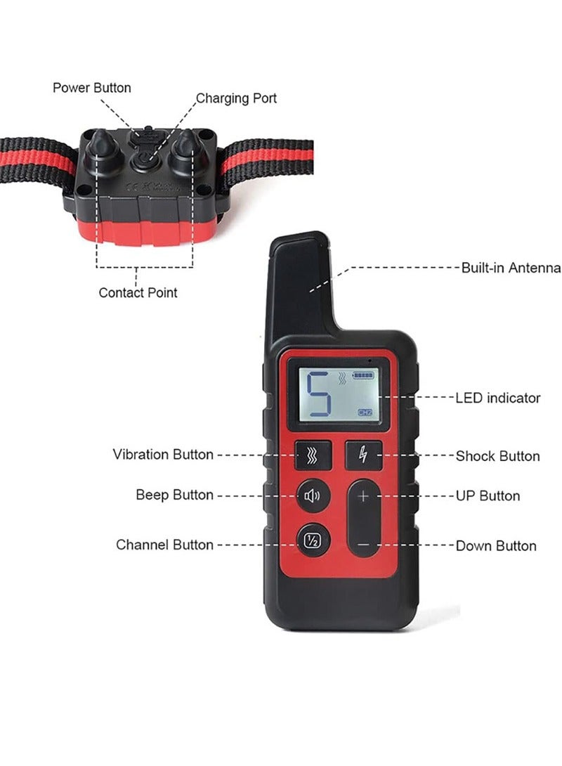 Beauenty Bark Collar for Dogs Rechargeable Automatic Anti-barking Device Dog Training Device Recognizes Dog Barking Smart Electric Shock Collar - Image 2