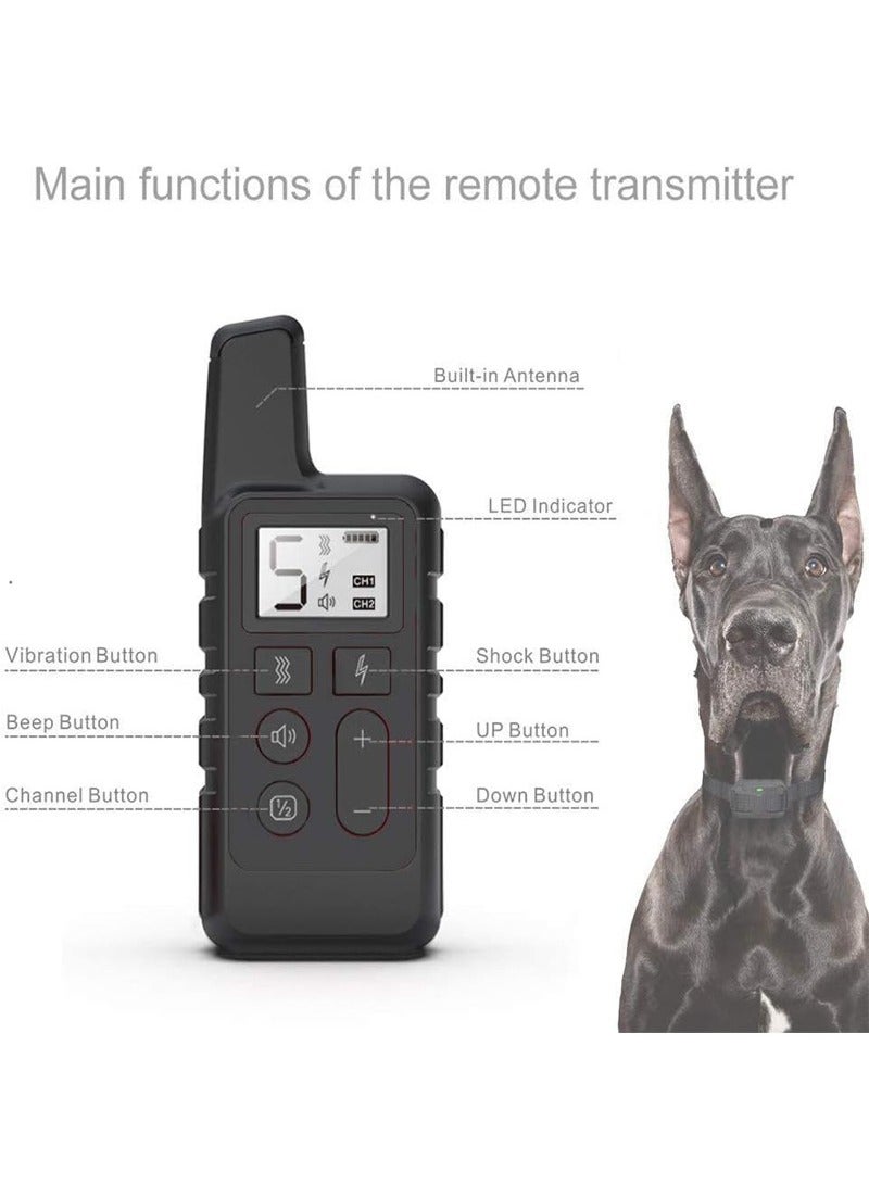 Beauenty Bark Collar for Dogs Rechargeable Automatic Anti-barking Device Dog Training Device Recognizes Dog Barking Smart Electric Shock Collar - Image 3