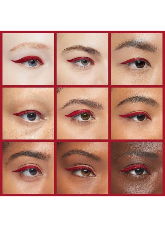 Inglot AMC EYELINER GEL 79 | Gel Eyeliner Matte | Waterproof | High Intensity Pigments | Eye Makeup | Creamy texture | Red | 5.5 g/0.19 US OZ  - Image 4