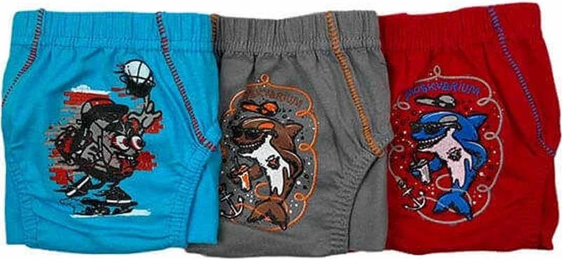 توتكو Tutku 0138 Boys Colorful Slip Briefs 6 pcs