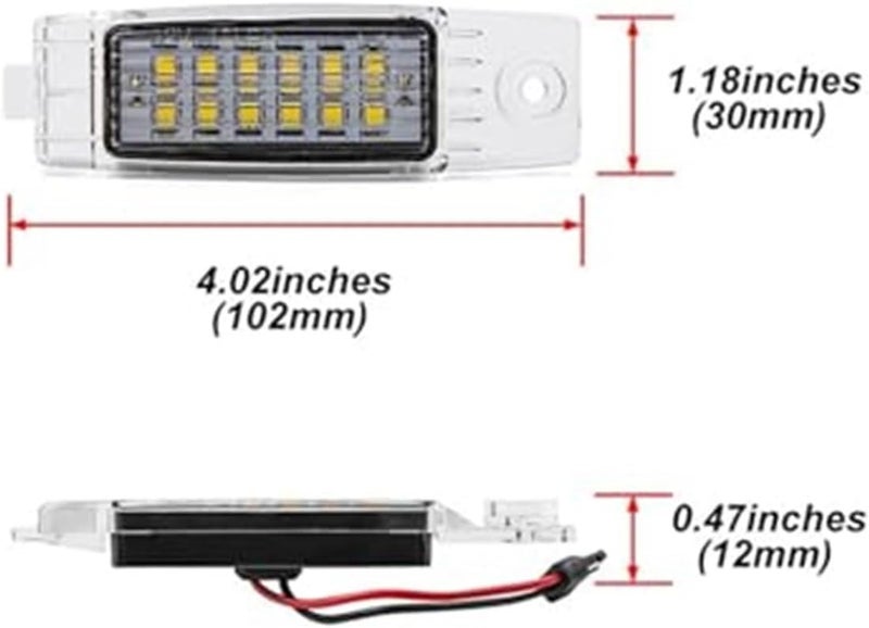 Wivplex 2x White License Plate Light for Toyota and Lexus - Image 4