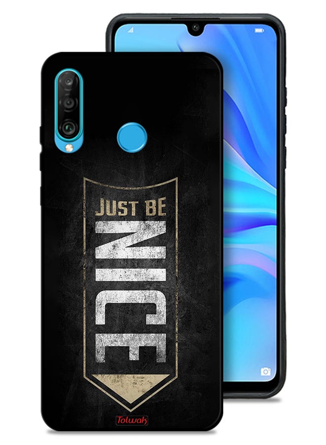 Tolwak Huawei nova 4e Protective Case Cover Just Be Nice - Image 1