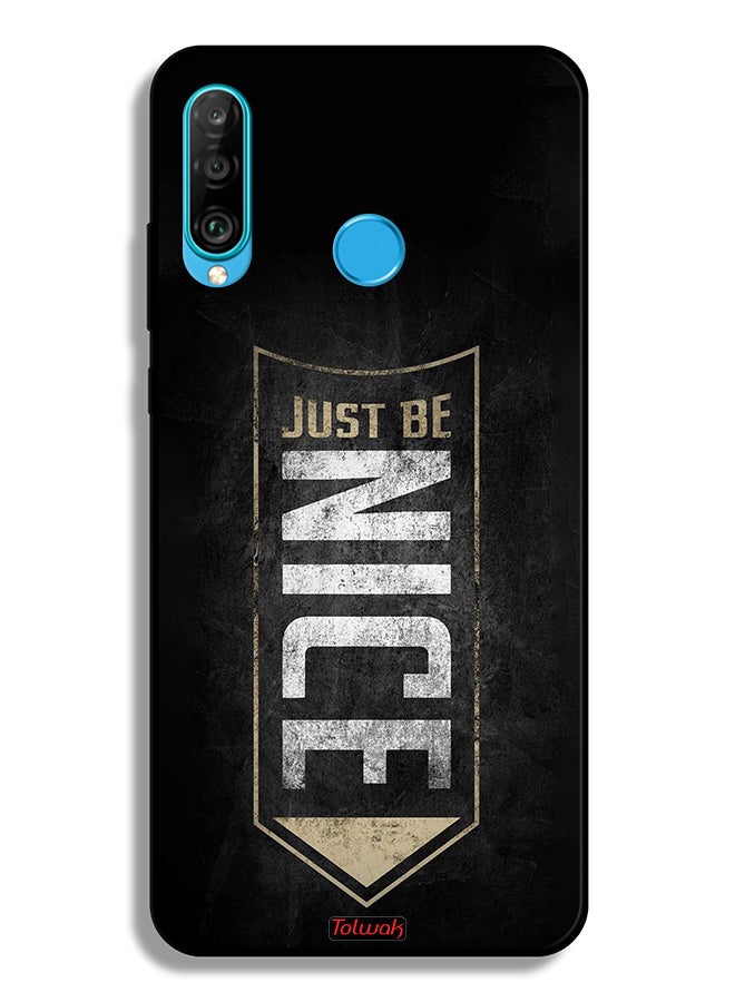 Tolwak Huawei nova 4e Protective Case Cover Just Be Nice - Image 2