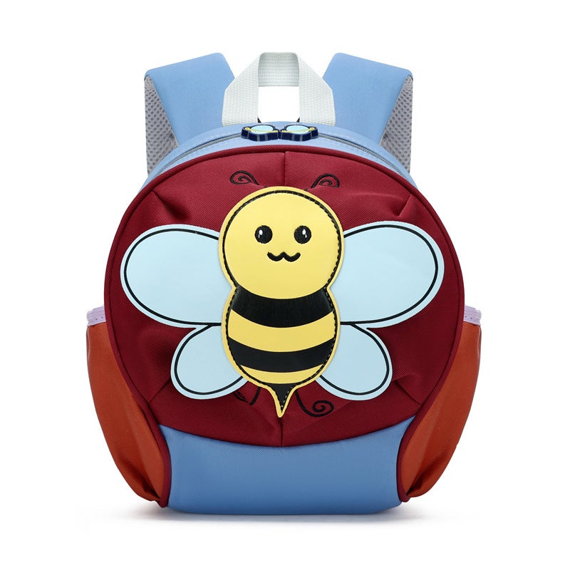 Kids Backpack Butterfly Design 2-4 Years, Anti-Lost Safety Leash，Large Capacity Waterproof Lightweight Spine-Protective Kindergarten Bag - Image 1