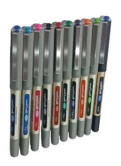Uniball 10-Piece Liquid Ink Pen Set Multicolour  - Image 1