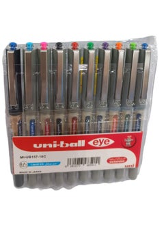 Uniball 10-Piece Liquid Ink Pen Set Multicolour  - Image 2