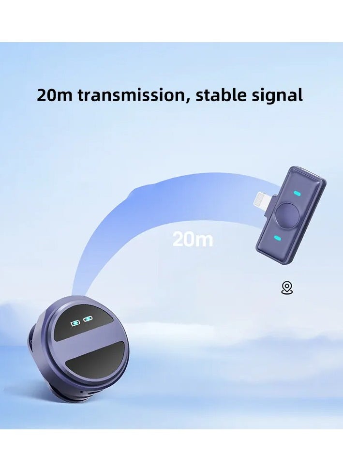 Generic SX21 Type-C 2.4G Wireless Clip-On Microphone with ENC Noise Reduction 360° Omnidirectional Condenser   Magnetic Clip Plug & Play 9-Hour Battery for Vlog Interviews Live Streaming  - Image 5
