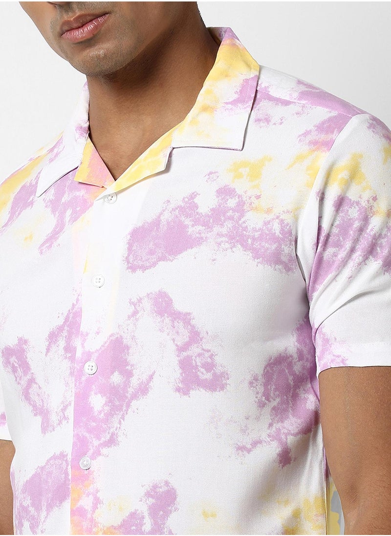 Campus Sutra - Men's Multicolour Printed Regular Fit Co-Ords Set - Image 1