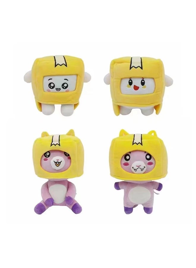 Generic - Lankybox Plush Toy - Kawaii Box Character Figure - Image 1