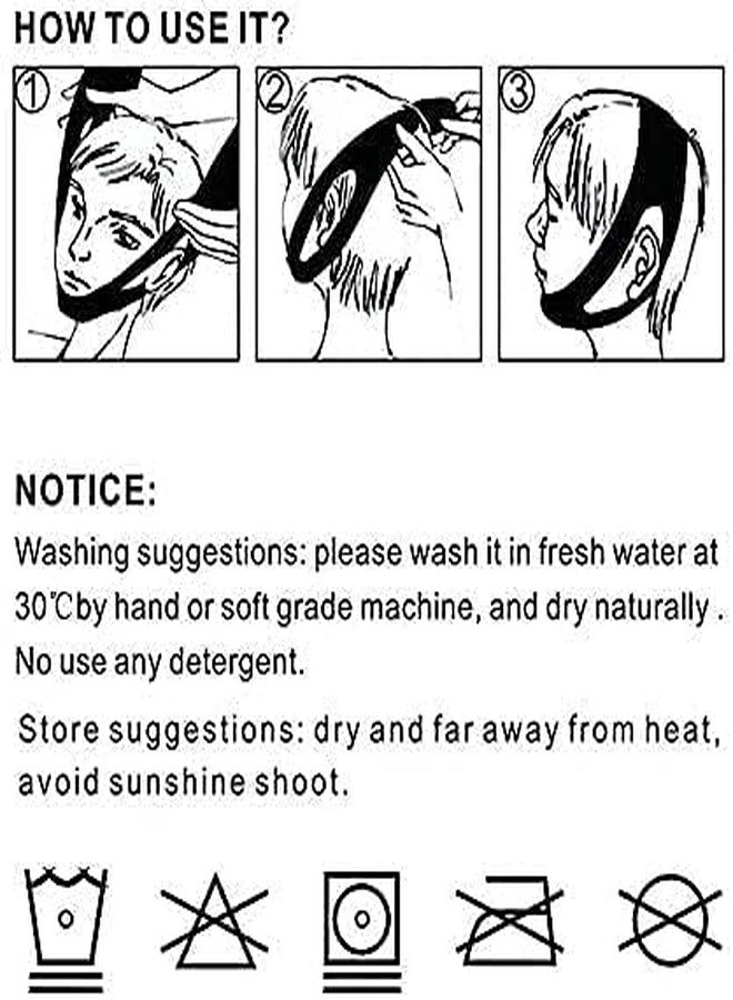 DHVAJ Anti Snoring Chin Strap,Snoring Solution Anti Snoring Devices Effective Stop Snoring Chin Strap for Men Women Adjustable Snore Reduction Chin Straps Snore Stopper Advanced Aids Better Sleep - Image 5