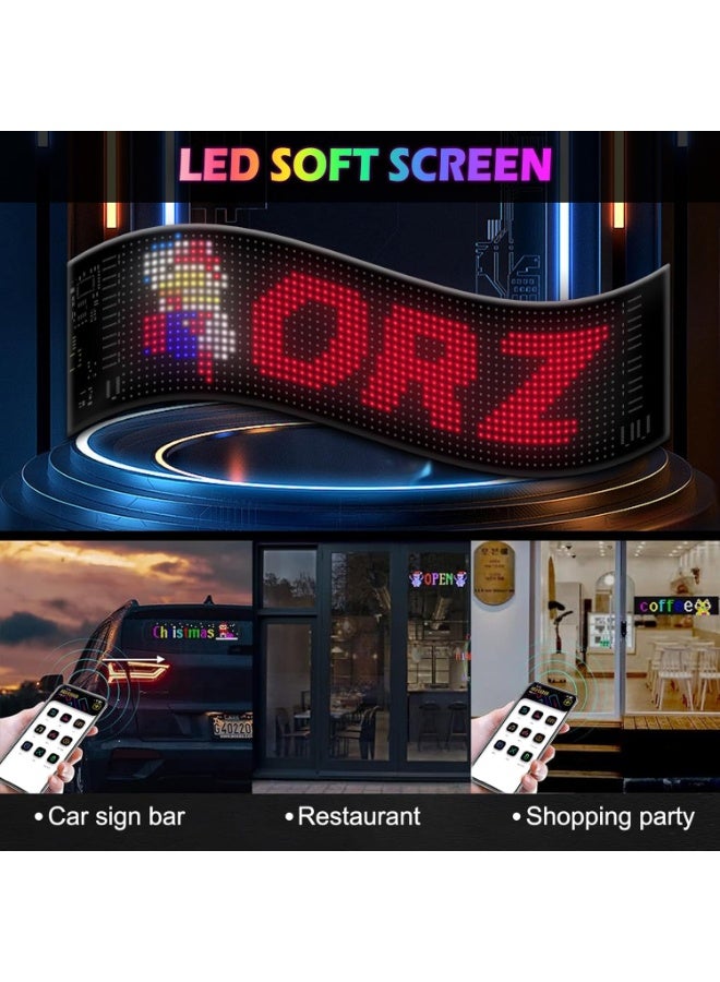 Flexible LED car screen with app control – RGB - Image 2